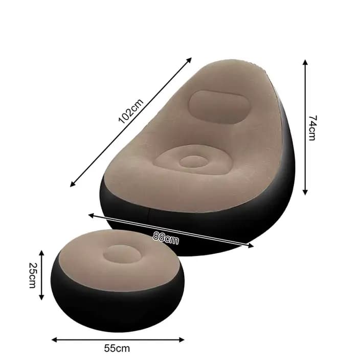 1PC Chaise longue gonflable pour adultes