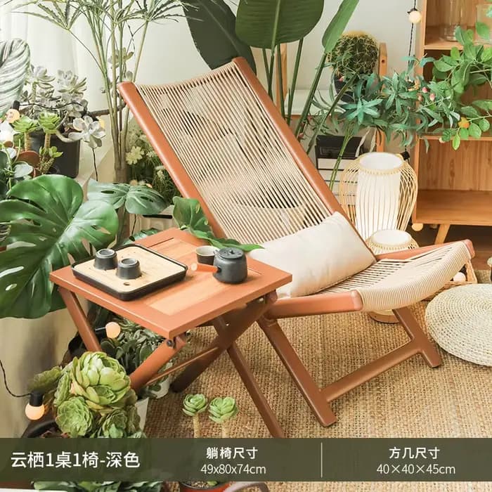 Chaise longue de jardin
