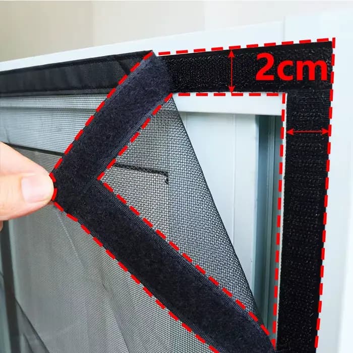 Moustiquaire magnétique DTGJ écran de porte taille personnalisée