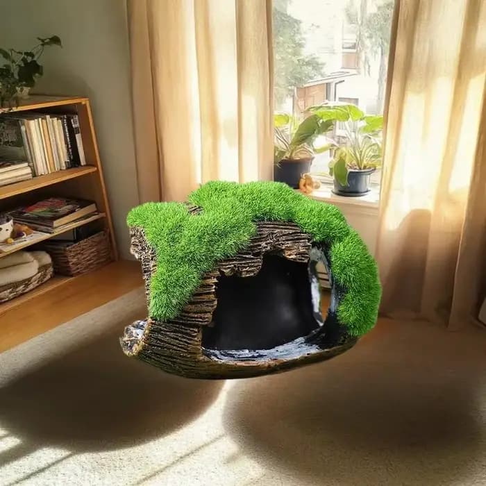 Décoration d'aquarium, abri pour poissons, ornements en résine pour poissons et grotte cachée, aménagement paysager d'aquarium