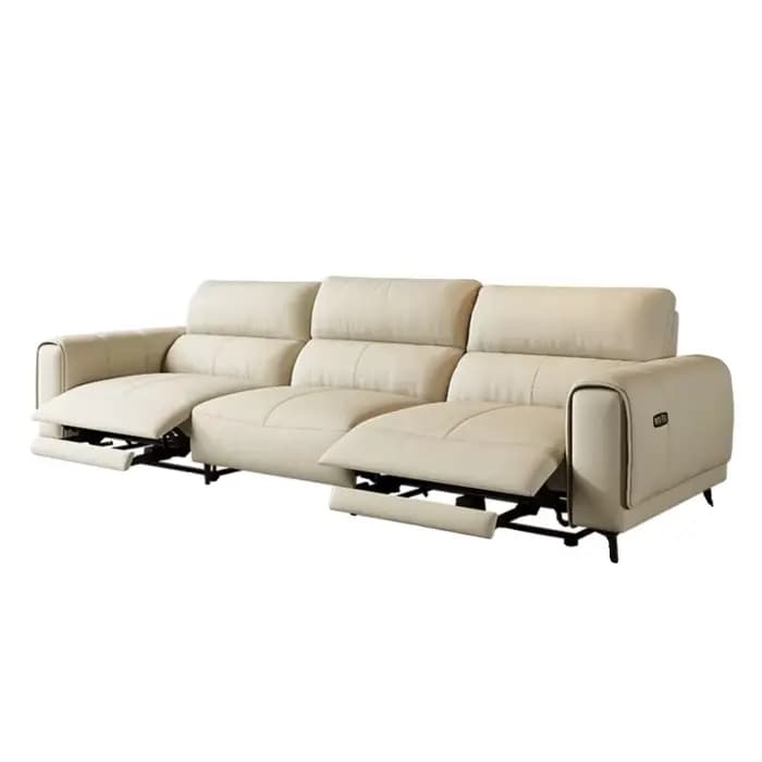 Salon classique moderne canapé extensible électrique
