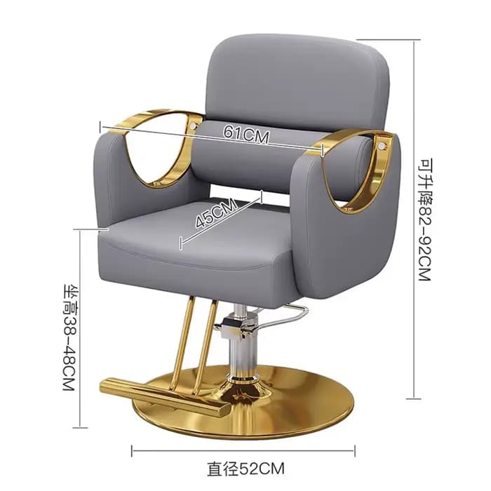 Chaise De barbier De beauté professionnelle moderne, repose-pieds, Chaise De Salon De luxe, confortable et minimaliste, meubles De Salon