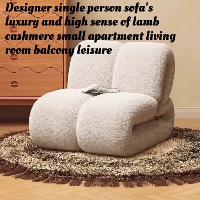 Fauteuil lounge Wabi Sabi de luxe