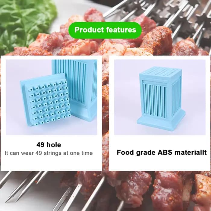 Légumes Barbecue accessoires Kebab fabricant boeuf porc viande brochette outils