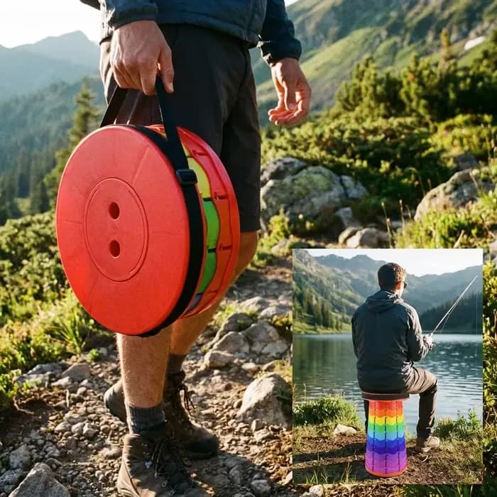 Chaise de pêche de plage portable et légère pour l'extérieur