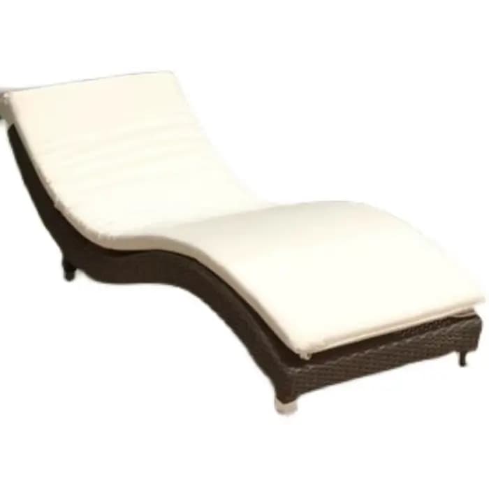 Rotin léger chaise pliante jardin plage piscine