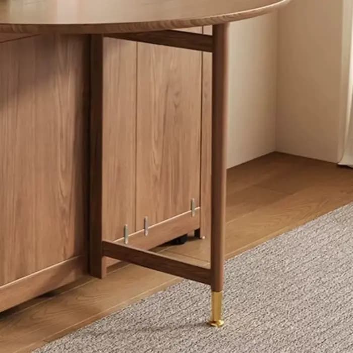 Table ronde pliable pour cuisine et patio