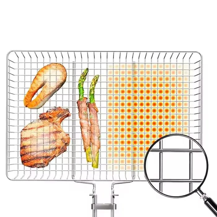 1 panier de cuisson pour barbecue – Spatule de barbecue robuste pour viande