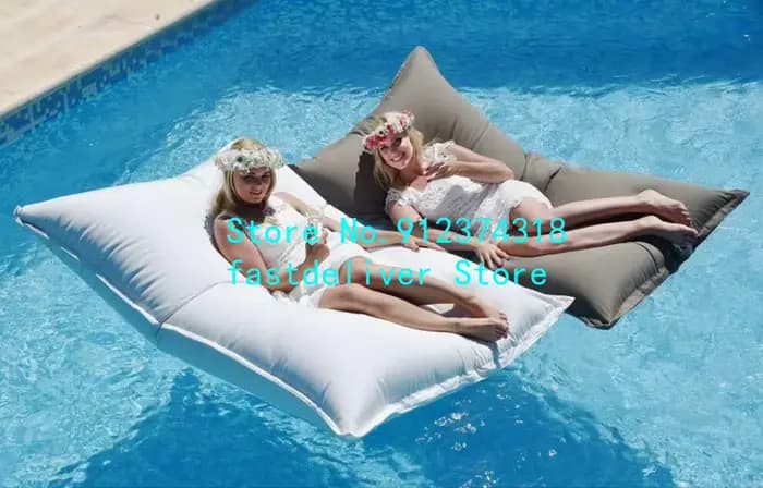 Pouf flottant surdimensionné de luxe