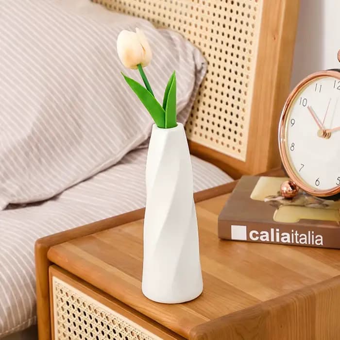 Vase Simple décoratif pour salon, Arrangement de fleurs, Table à manger, Style de luxe, bouteille de rangement de fleurs séchées pour la maison