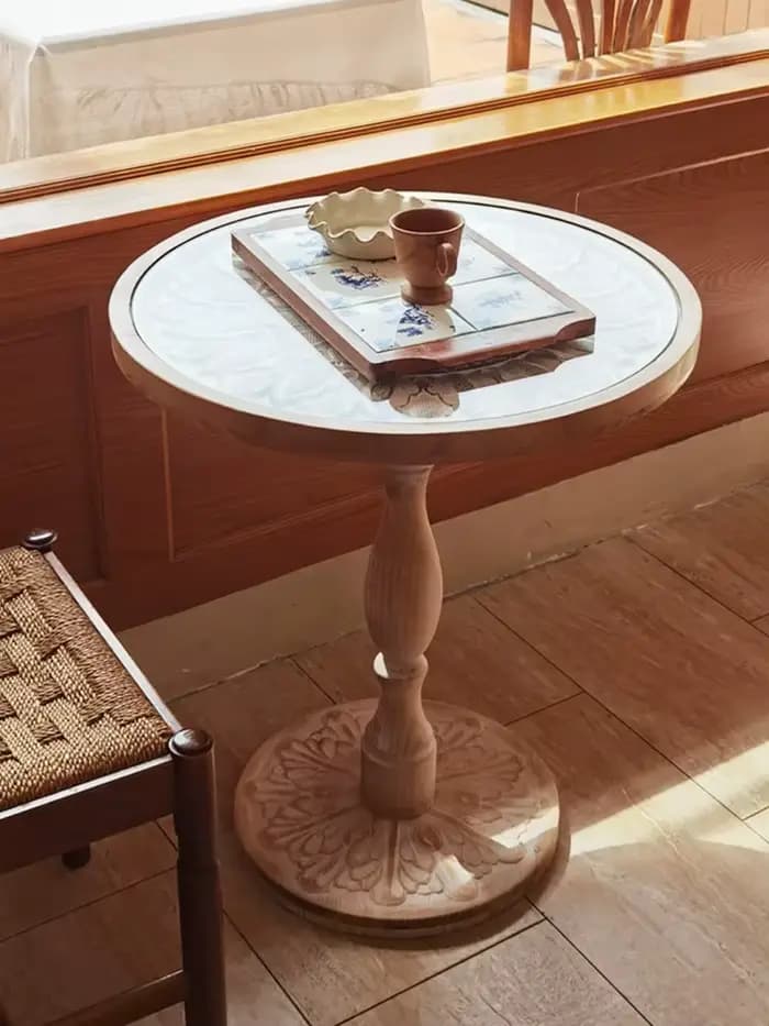Table basse français rétro canapé