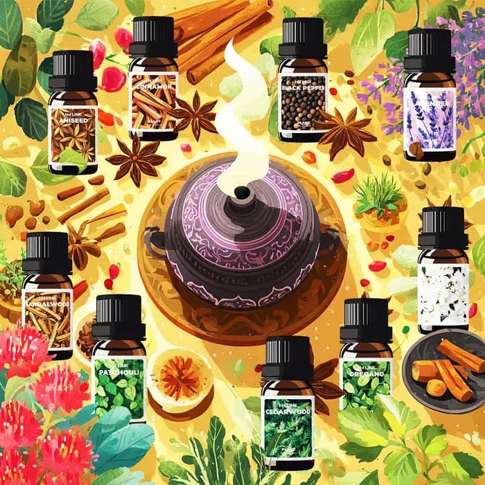 Huiles essentielles de patchouli 10 ml, 100% pures et naturelles, pour diffuseurs domestiques, aromathérapie