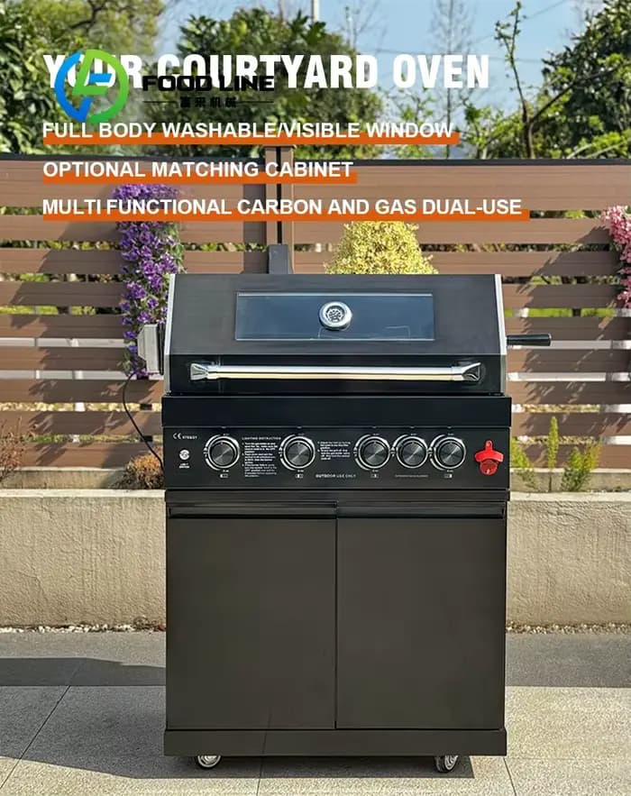 Barbecue portable sur mesure en acier inoxydable