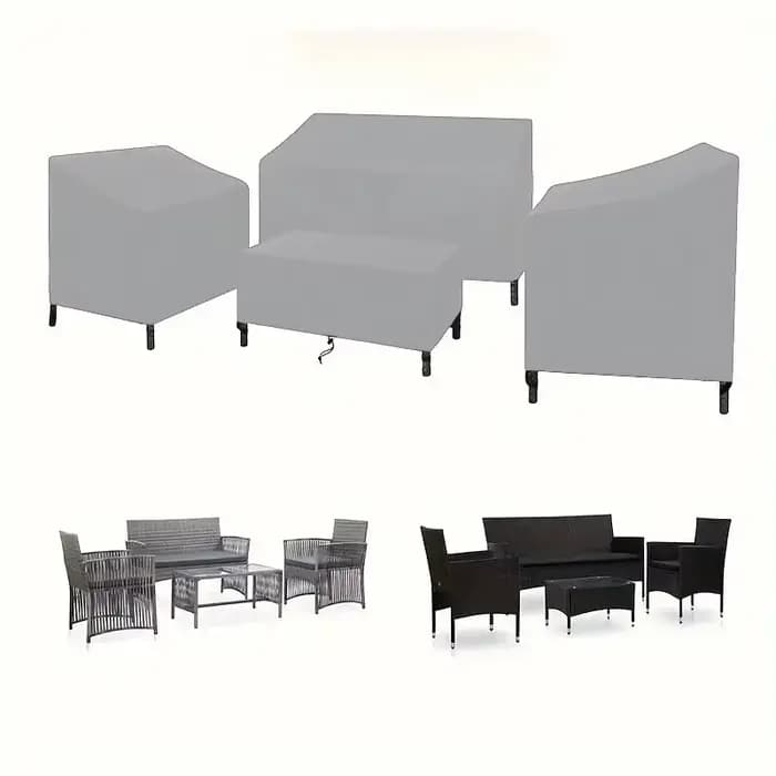 4 pièces/ensemble housses de meubles de Patio