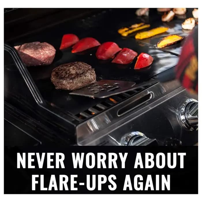Tapis de cuisson réutilisable antiadhésif pour barbecue