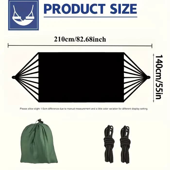 1 ensemble de hamac avec sangles et sac de rangement