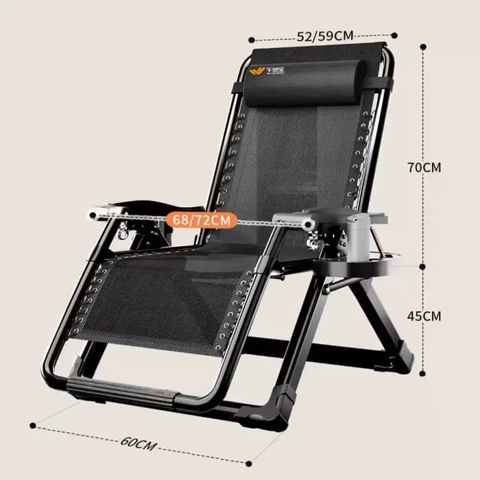 Fauteuil inclinable pliant