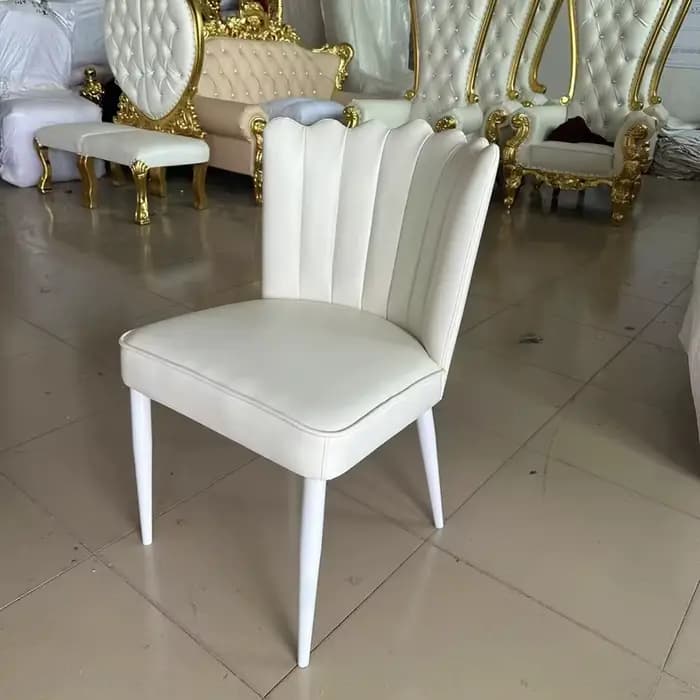 Chaise de salle à manger en cuir PU, meubles en bois, pour les travailleurs du mariage et les fêtes