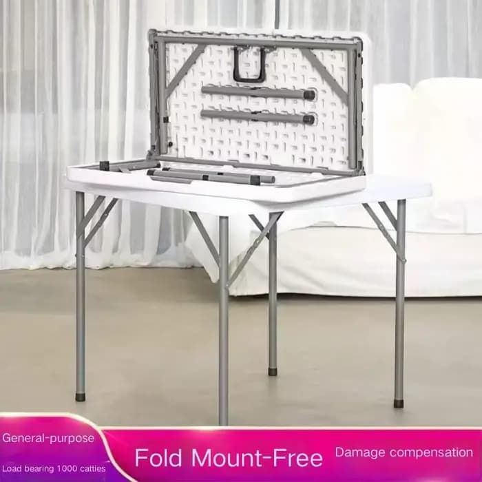 Table pliante moderne minimaliste en plastique soufflé