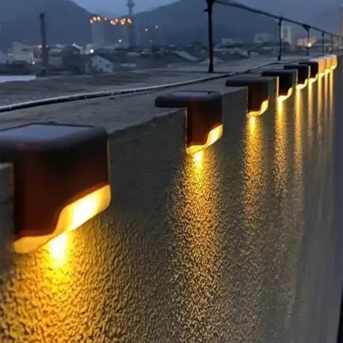 1/4/8/12/pcs LED solaire lumières extérieure jardin lumière pont lampe