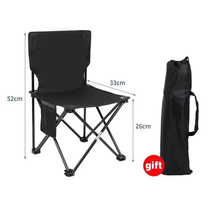 Chaise pliante portative extérieure avec sac de rangement