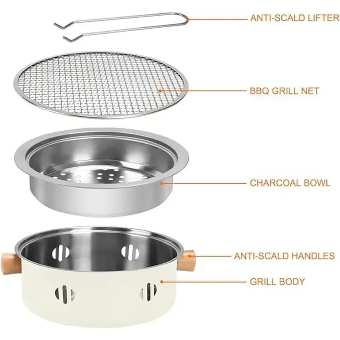 Poêle à Barbecue Portable polyvalente