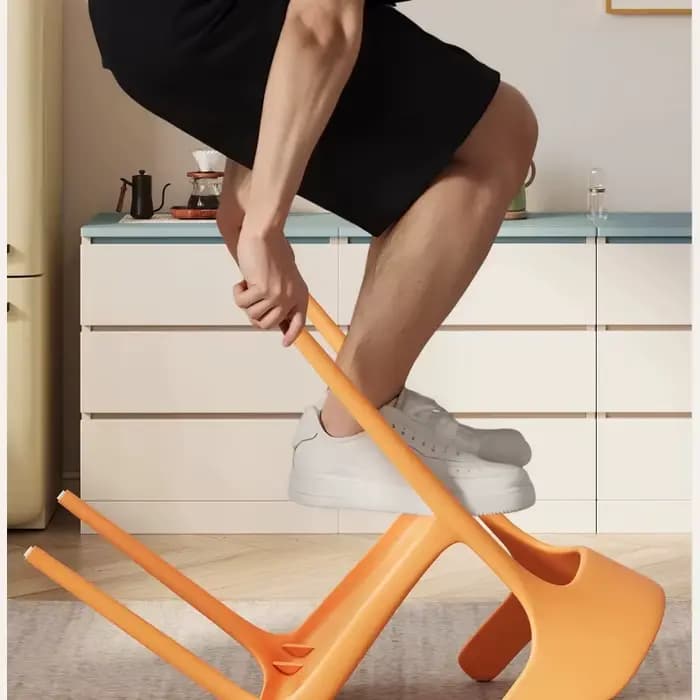 Chaises en plastique empilables pour cuisine et chambre