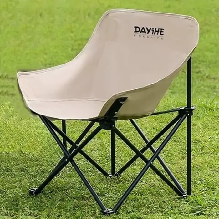 Plage lune Chaise pliante légère dossier haut extérieur Portable