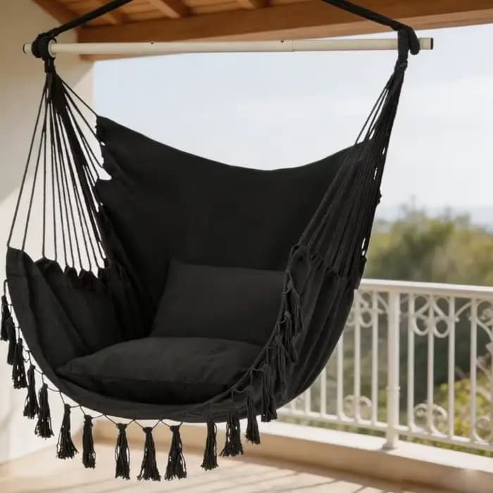 Chaise pivotante d'extérieur résistante aux intempéries