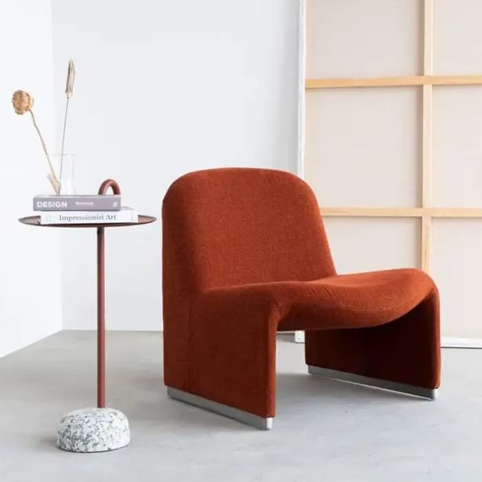 Fauteuil lounge scandinave Bauhaus