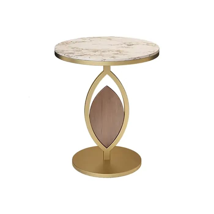 Table d'appoint ronde créative