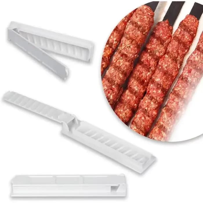 Brochettes Kabob plates en acier inoxydable pour Barbecue