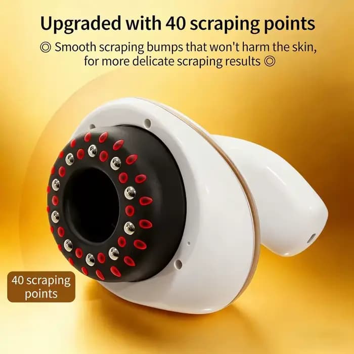 Brosse de massage électrique pour méridiens, grattoir universel pour le corps, grattoir à ventouses, masseur abdominal et dorsal, pour usage domestique