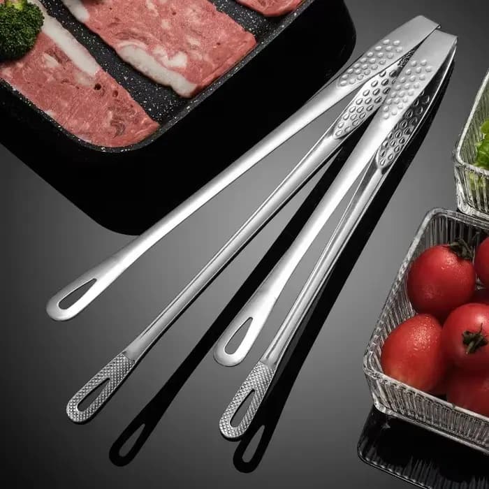 Pince de cuisine pour barbecue 24/28 cm en acier inoxydable