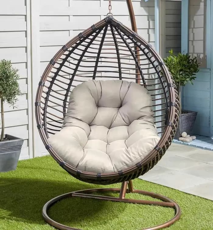Coussin de chaise en forme d'œuf