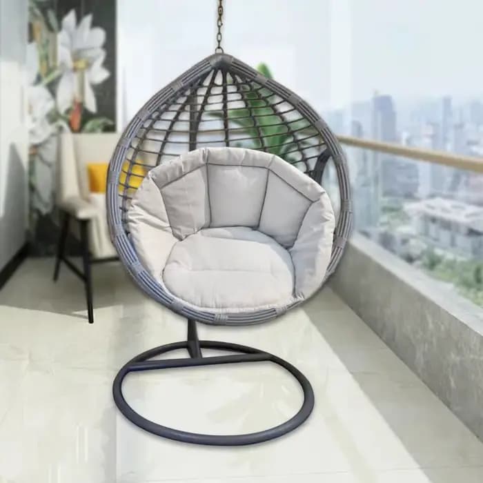 Coussin de chaise suspendue en osier