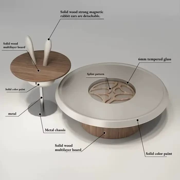 Table basse de salon moderne