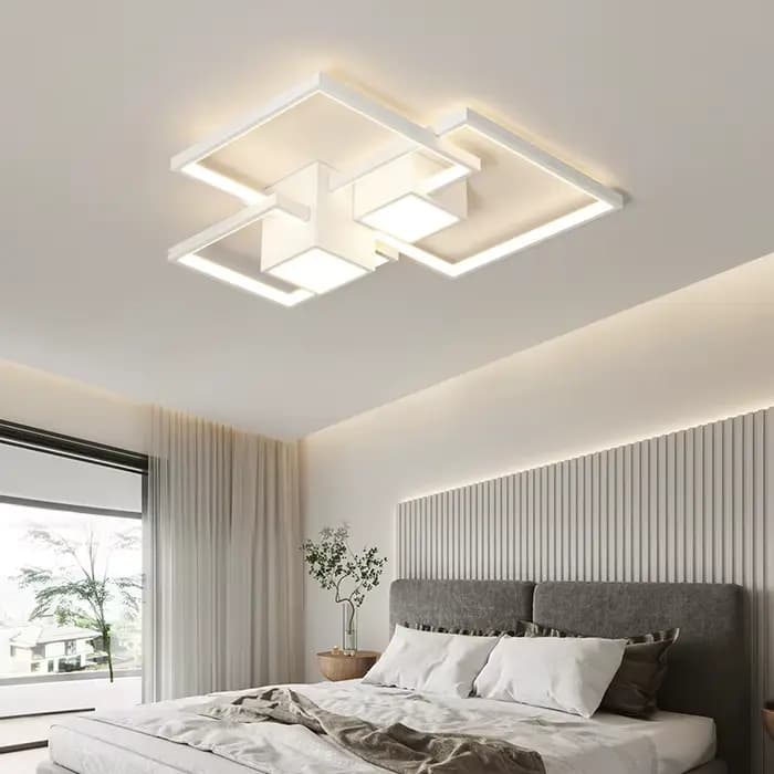 Lampes de salon plafond moderne à LEDs lustre lumière pour salle à manger salle d'étude cuisine Lustre luminaire intérieur suspendu décor