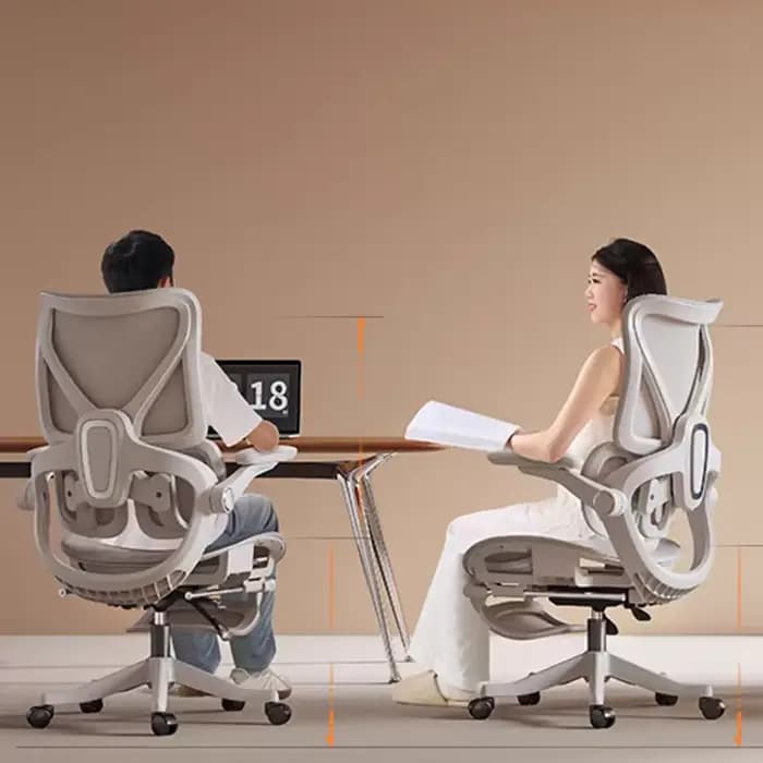 Chaise de bureau de luxe ergonomique et confortable, style nordique, portable, relaxante, pour ordinateur, mobilier tendance