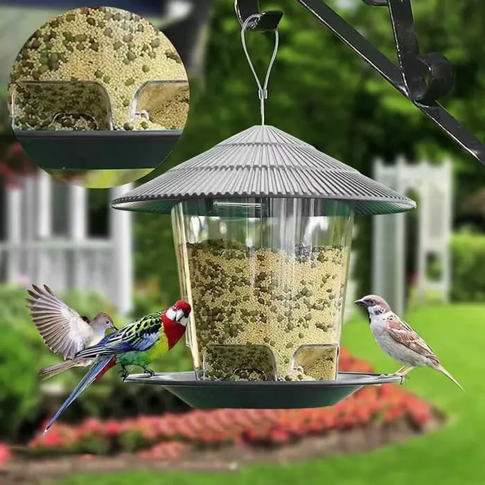 Gazebo de jardin suspendu