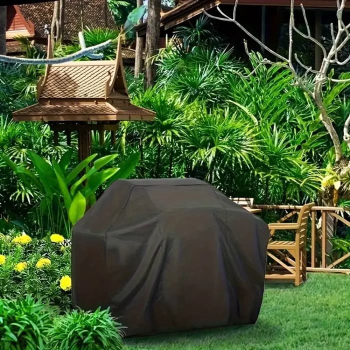Couvercle ventilé pour poêle de barbecue extérieur – Imperméable et anti-poussière, adapté aux grilles à gaz et au charbon de bois, couvercle pour poêle de barbecue