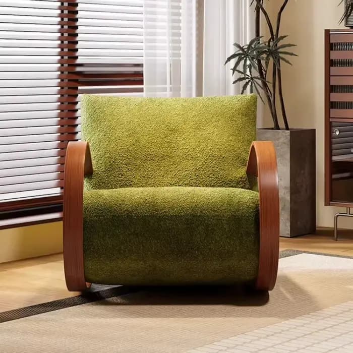 Chaise de jardin et de chambre à coucher avec support dorsal