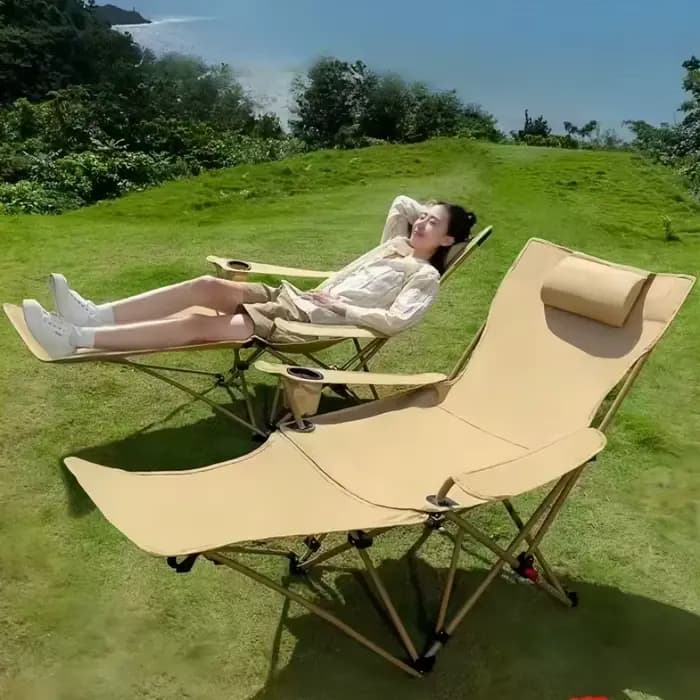 Chaise longue pliante d'extérieur