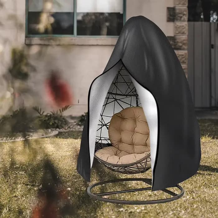 Housse de chaise suspendue de patio avec fermeture éclair