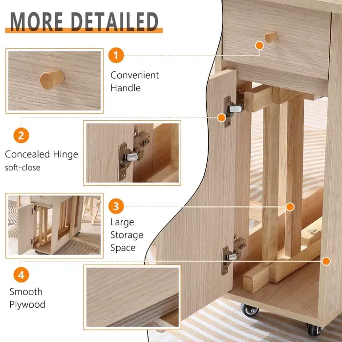 Table à manger ronde pliante avec chaises pliantes