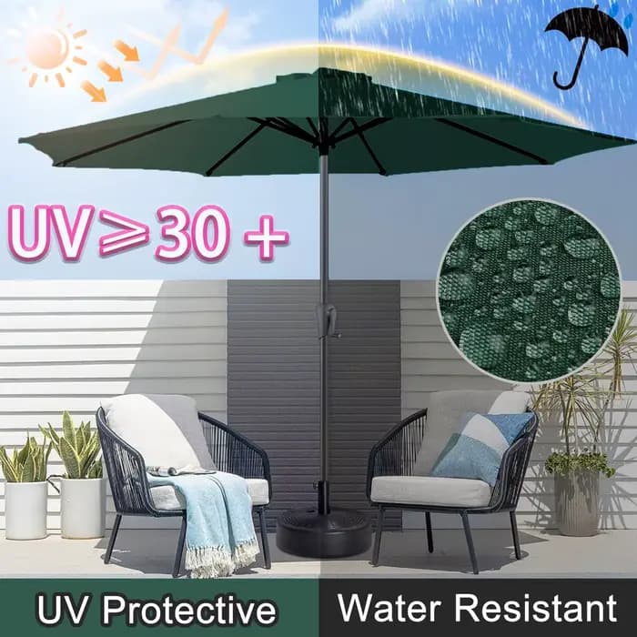 Protection Uv Parasol pare-soleil couverture de parapluie de jardin