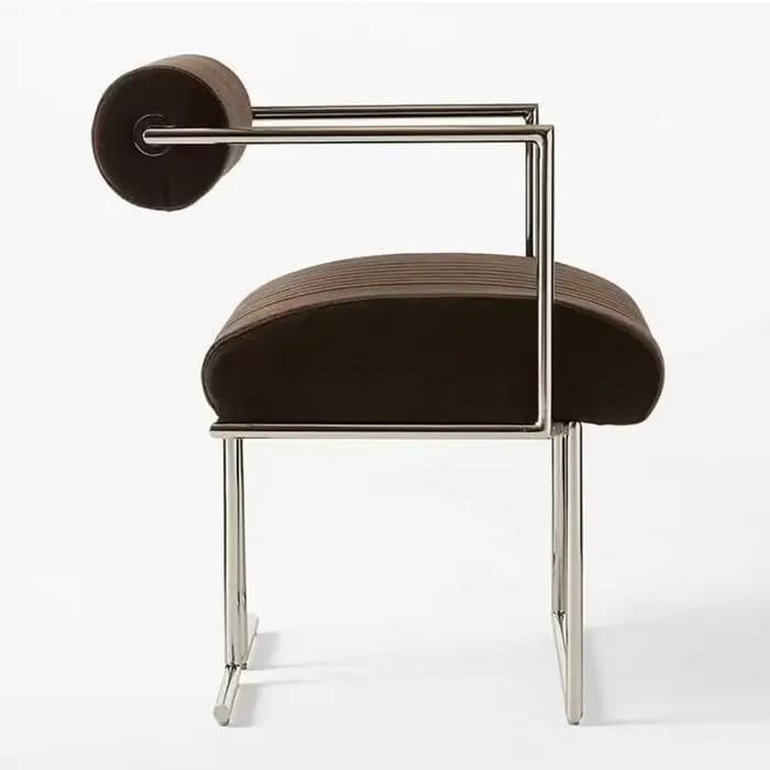 Chaise en acier inoxydable au Design moderne et Simple