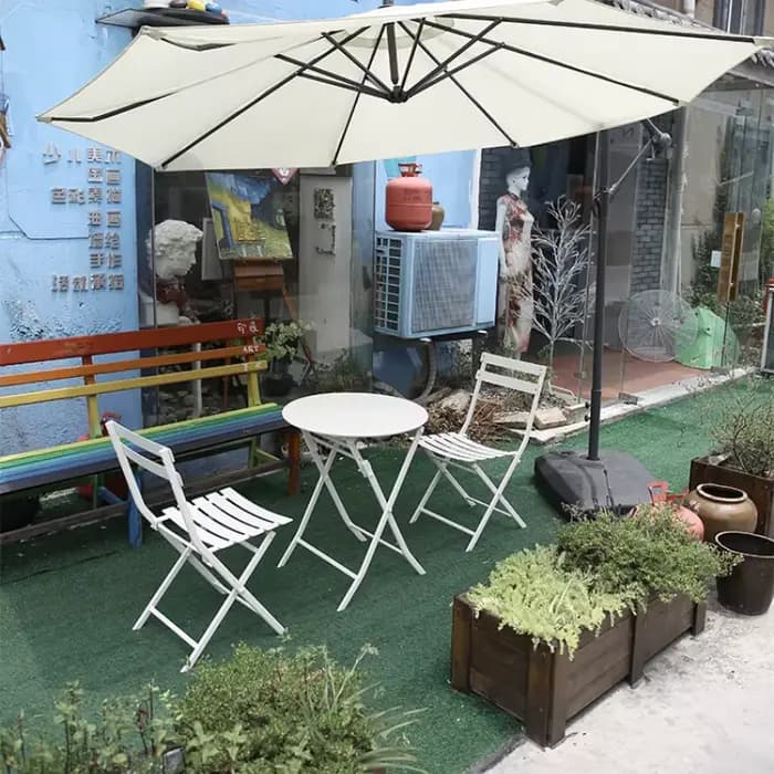 Chaises de jardin en fer nordique
