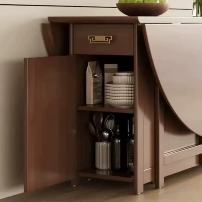 Table ronde pliable pour cuisine et patio