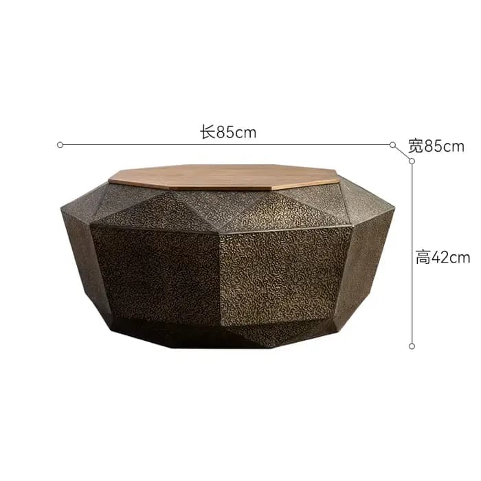 Table basse de luxe à couverture rigide